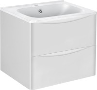 Тумба с раковиной Vincea Paola 60 белая глянцевая