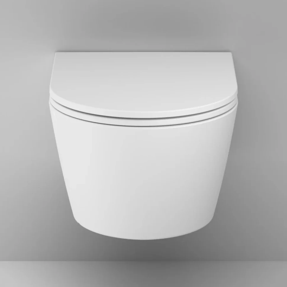 Комплект Унитаз подвесной AM.PM Func C8F1701SC безободковый, с микролифтом + Инсталляция Geberit Duofix Delta 458.149.21.1 с кнопкой смыва, хром + Звукоизоляция