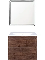 Мебель для ванной комнаты Style Line Атлантика 90 Люкс Plus, подвесная, старое дерево