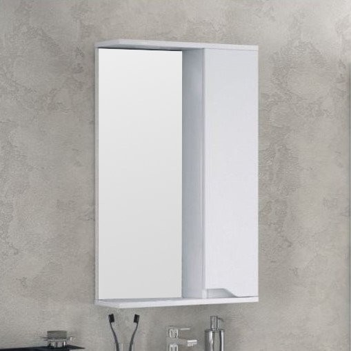 Зеркало Corozo Теона 50 R белое