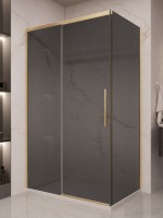 Душевой уголок Vincea Stella VSR-1ST9012CGG 120x90 см, профиль брашированное золото, стекло тонированное