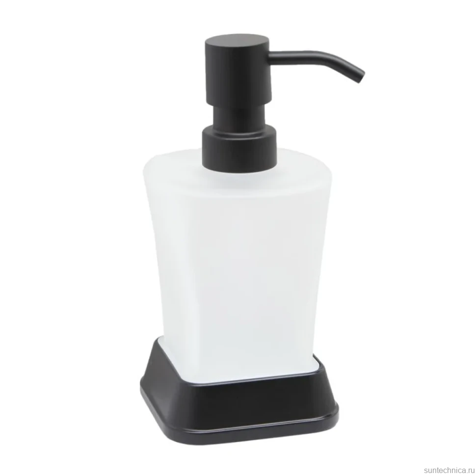 Набор Стакан Wasserkraft Amper 5428black + Дозатор 5499black