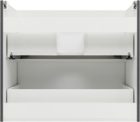 Тумба под раковину без столешницы Aquanet Арт 75 подвесная, ясень графит