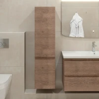 Шкаф-пенал для ванной Caprigo Forte 35 R светлый орех Шкаф-пенал для ванной Caprigo Forte 35 R светлый орех