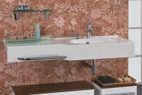 Раковина AQUATON Отель 127 R с навесами и диспенсером