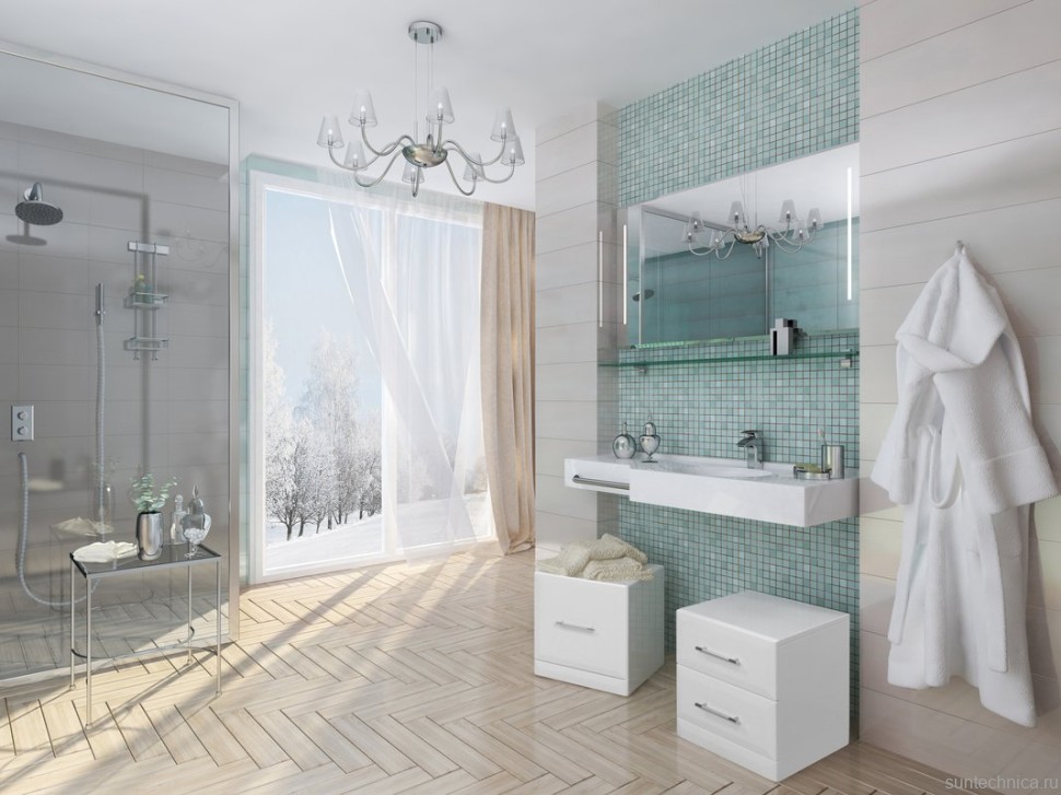 Раковина AQUATON Отель 127 R с навесами и диспенсером