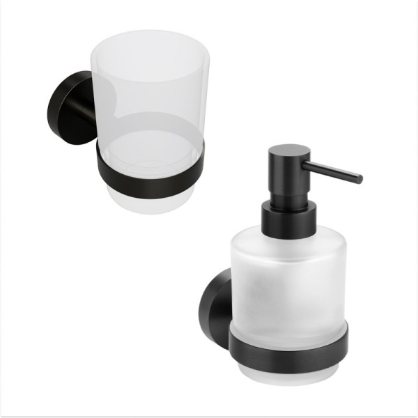 Набор Стакан Bemeta Graphit 156110012 + Дозатор 156109102