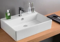 Накладная раковина ArtCeram Quadro Quadro QUL003 01 00 Накладная раковина ArtCeram Quadro Quadro QUL003 01 00