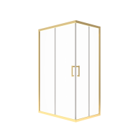 Душевой уголок Triton Фикс Голд Щ0000077242 120x90 см, без поддона, профиль матовое золото