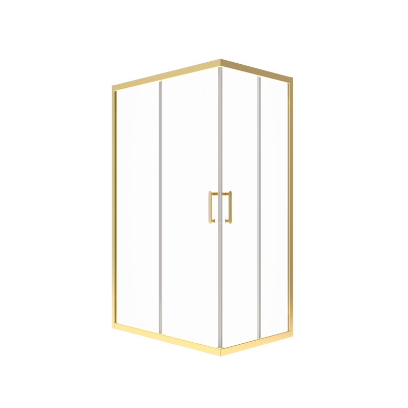 Душевой уголок Triton Фикс Голд Щ0000077242 120x90 см, без поддона, профиль матовое золото