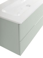 Мебель для ванной комнаты Cezares Duet-n 120 подвесная, 2 ящика, жемчужная зеленая