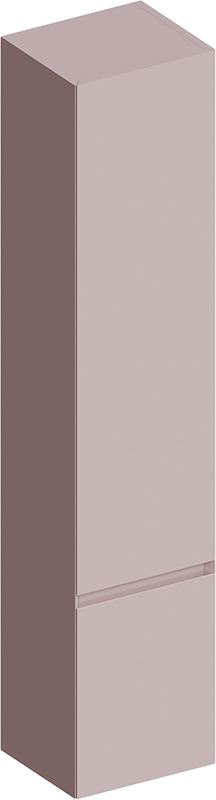 Шкаф пенал для ванной KERAMA MARAZZI Cubo 165 R мальва матовый