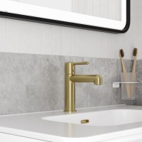 Смеситель для раковины IDDIS AIGMG00i01 золотой матовый
