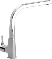 Комплект Мойка GranFest Smart SM 430 белый + Смеситель MEGA Mega