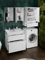 Мебель для ванной комнаты СаНта Лондон 80 напольная, 2 ящика