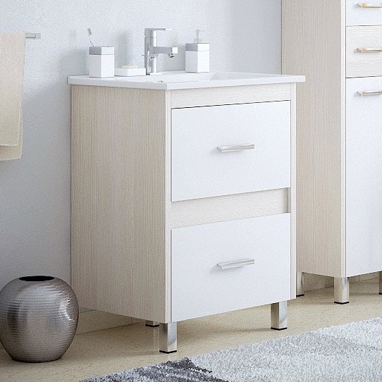 Тумба под раковину без столешницы Corozo Верона 65 напольная, лайн