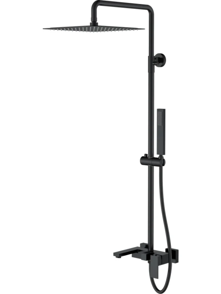 Душевая стойка Boheme Qubic 478-B matt black