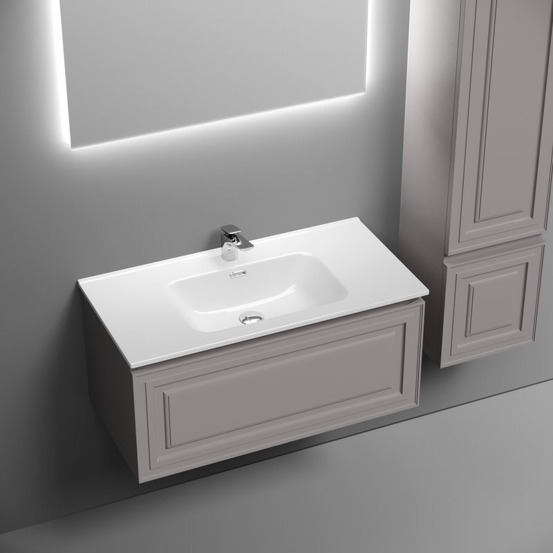 Тумба под раковину Sancos подвесная Very 90 Doha Soft VR90SM