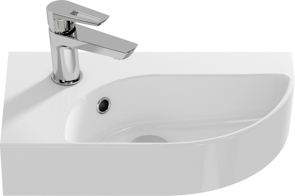 Раковина маленькая в туалет Cersanit CAMEO 45 левый