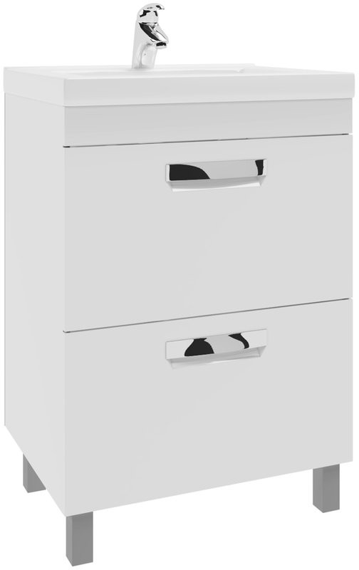 Тумба с раковиной Vigo Plaza Plaza 60 2 ящика