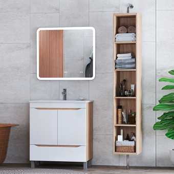 Мебель для ванной Vigo Grani 60 напольная, 2 дверцы, 1 ящик, дуб сонома