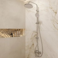 Душевая стойка BOND Circle B01-8800 хром