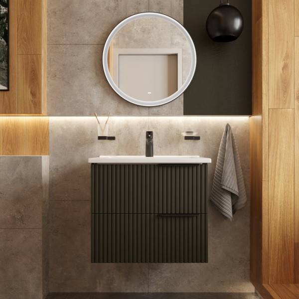 Мебель для ванной комнаты STWORKI Хаммель 65 грин софт