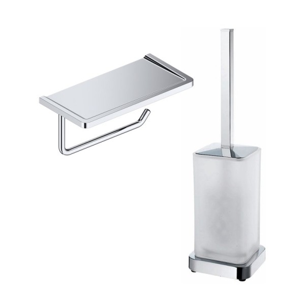 Набор Держатель Wasserkraft K-1325 с полкой для телефона + Ершик K-1037