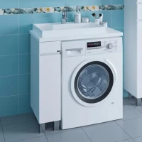 Тумба с раковиной СаНта Марс 19 L напольная, белая