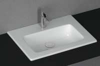 Мебельная раковина Allen Brau Fantasy Flat 62x47, без перелива, белая