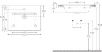 Мебельная раковина Allen Brau Fantasy Flat 62x47, без перелива, белая