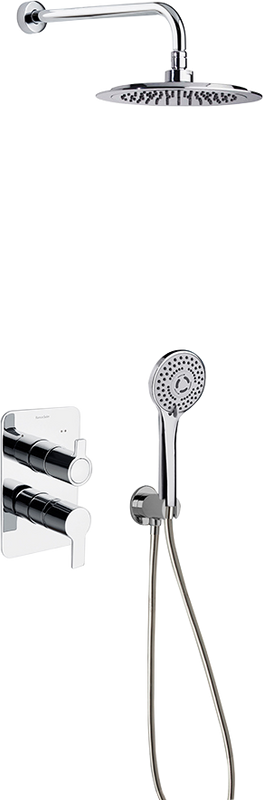 Душевой комплект Ramonsoler Blautherm 941502RP240 С ВНУТРЕННЕЙ ЧАСТЬЮ, хром