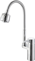 Смеситель для кухни D-lin D157315-T с гибким изливом, хром