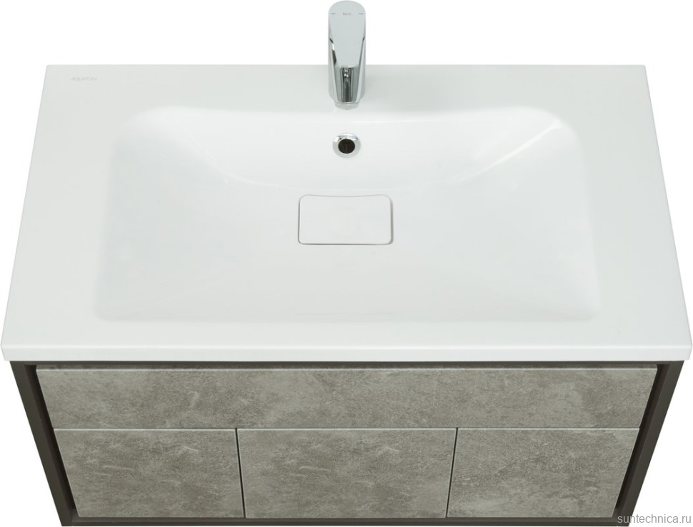 Мебель для ванной комнаты AQUATON Уэльс Уэльс 80 графит