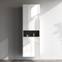 Шкаф в ванную AM.PM Func 90х60 подвесной, глянцевый белый