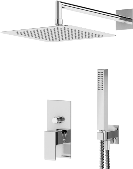 Душевой комплект Cezares Porta DSIPQ-30-01 С ВНУТРЕННЕЙ ЧАСТЬЮ, хром
