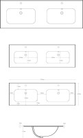 Мебельная раковина Aquanet Flat 254367 120