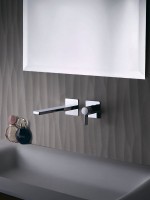 Смеситель для раковины Paffoni Rock RO105CR70 С ВНУТРЕННЕЙ ЧАСТЬЮ хром
