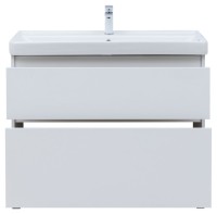 Тумба под раковину Aquanet Вега 100 985x460x790 напольная белый глянец
