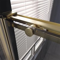 Душевой уголок Veconi Premium Trento PTC-SP-40G 120x90, профиль брашированное золото, стекло прозрачное
