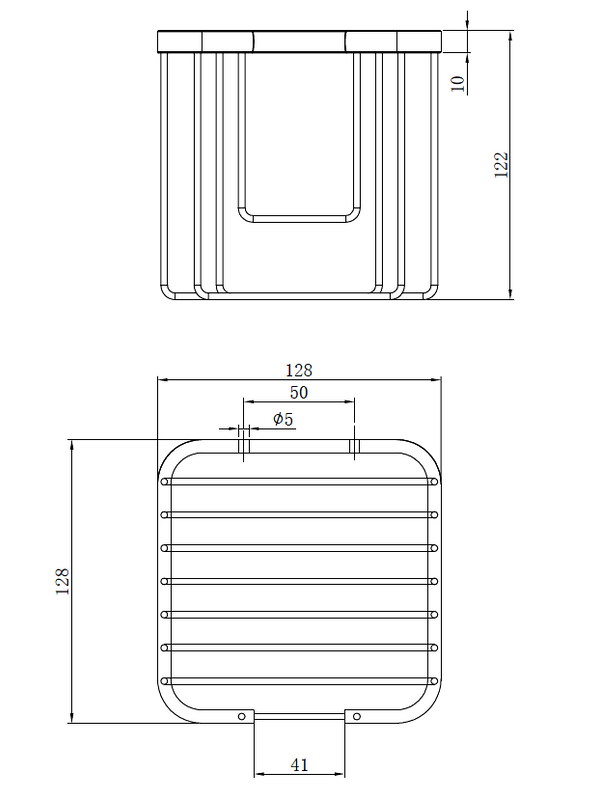 Держатель для туалетной бумаги AltroBagno Aperto 082006 Cr хром