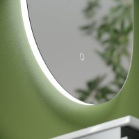 Зеркало Sancos Oval 45 OV45C с фоновой подсветкой, набор 2 шт