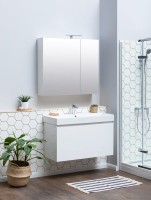 Зеркало-шкаф Aquanet Йорк 100 белое Зеркало-шкаф Aquanet Йорк 100 белое