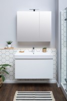 Зеркало-шкаф Aquanet Йорк 100 белое Зеркало-шкаф Aquanet Йорк 100 белое