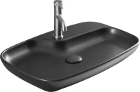 Накладная раковина Allen Brau Liberty 2 70х43, черная матовая