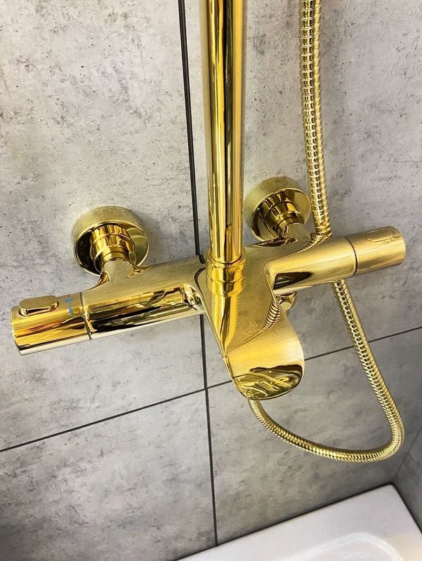 Душевая стойка AltroBagno Costanza 030419 Or золото