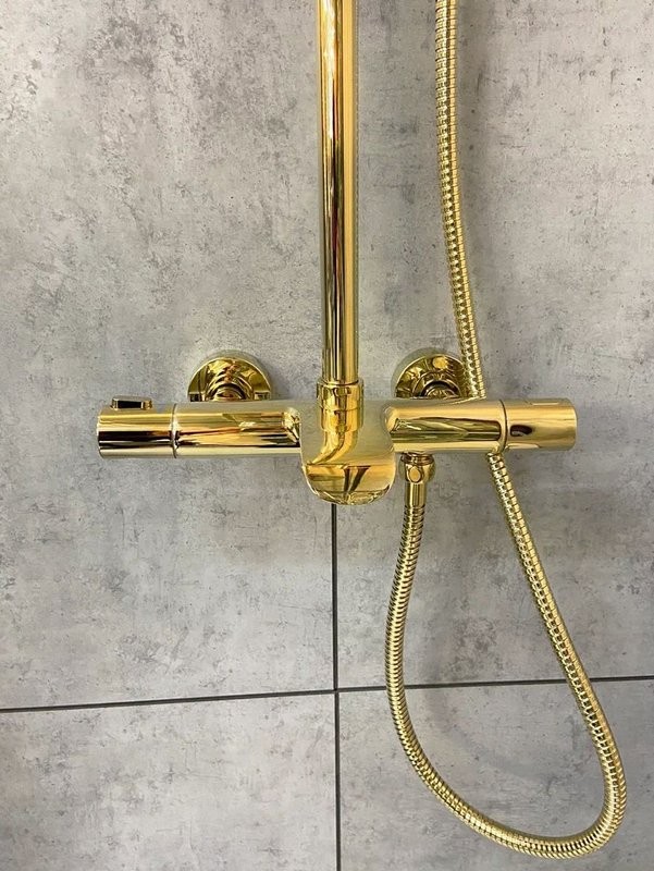 Душевая стойка AltroBagno Costanza 030419 Or золото