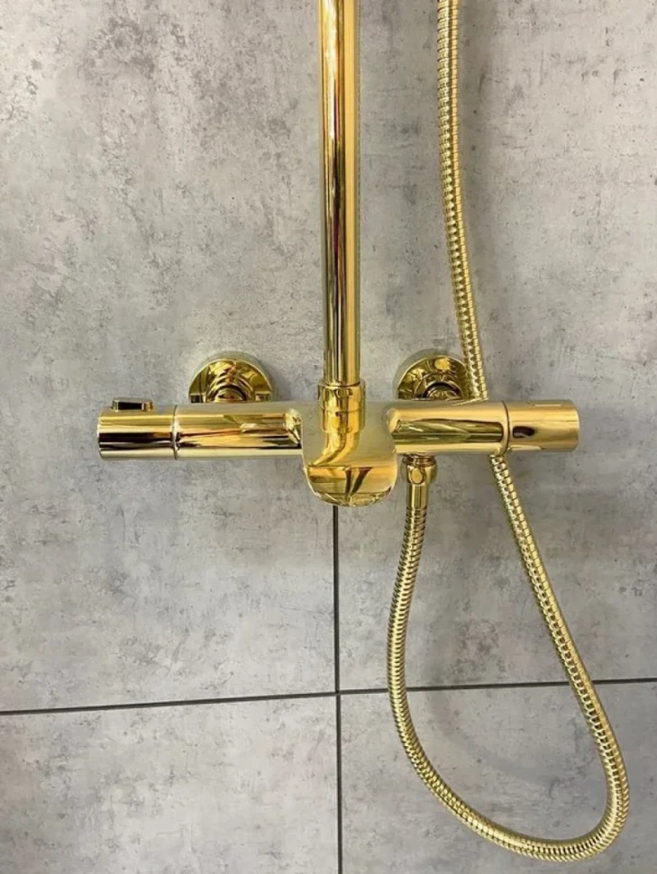 Душевая стойка AltroBagno Costanza 030419 Or золото