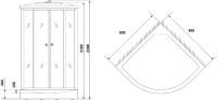 Душевая кабина Grossberg ТМ309B Душевая кабина Grossberg ТМ309B