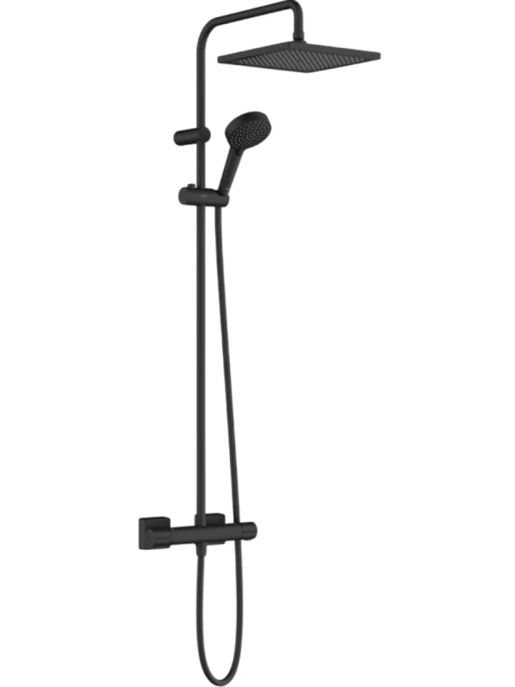 Душевая стойка Hansgrohe Vernis Shape Showerpipe 240 26427670 черный матовый